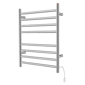 Templeton Radiant 8-Bar Electric Towel Warmer in Brushed Stainless Steel