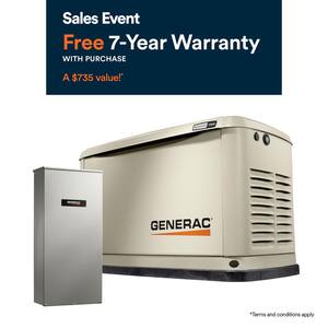 Guardian 14,000-Watt Air-Cooled Whole House Generator with Wi-Fi and 100-Amp Transfer Switch