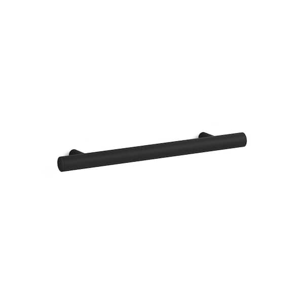 KOHLER Purist 5 in. (127 mm) Center-to-Center Matte Black Drawer Bar Pull