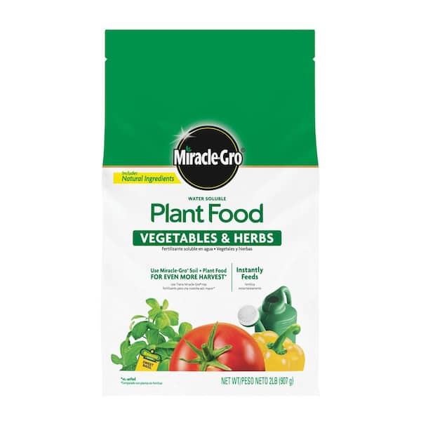 Water Soluble Veggie and Herb Plant Food 2 lbs. Instantly Feeds Vegetables and Herbs