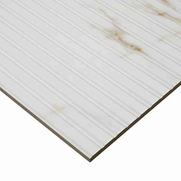 MSI Urban Bamboo Marmi Gold 16 in. x 48 in. Satin Ceramic Fluted