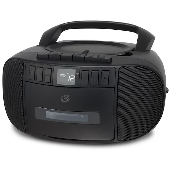 GPX Portable Stereo Boombox with AM/FM, CD, Cassette