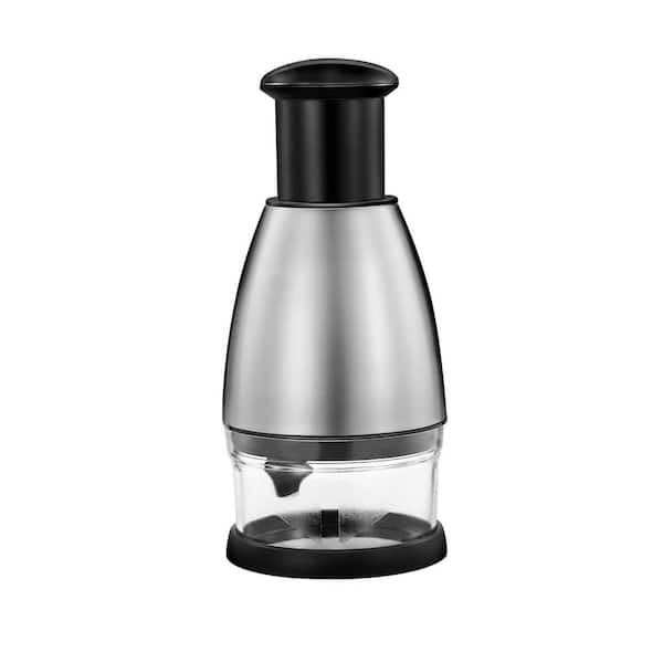 Manual Vegetable Dicer Stainless Steel Hand Food Chopper Dishwasher Safe Onion Garlic Nut Herb Slicer