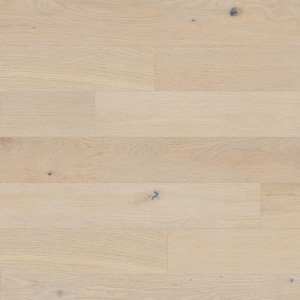Unbranded Take Home Sample - Jasper Valley White Oak 7 in. W x 7 in. L Tongue and Groove Engineered Hardwood Flooring