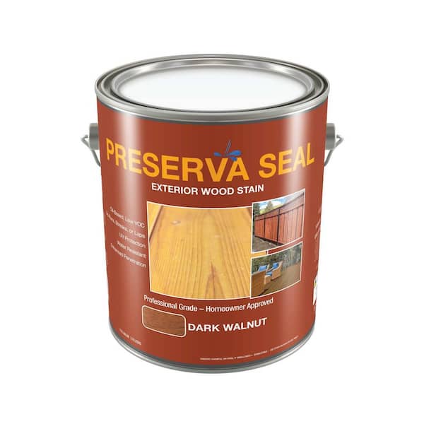 PRESERVA seal dark walnut exterior stain and sealer