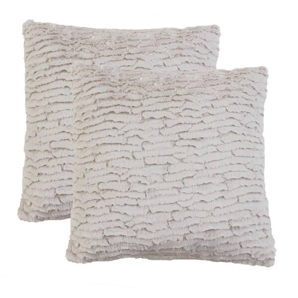 ruffle decorative pillow