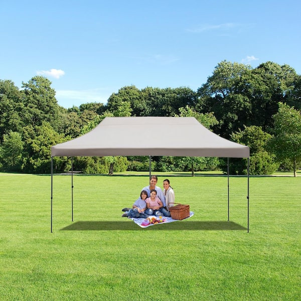 10 ft. x 10 ft. Outdoor Pop Up Canopy Tent with Removable