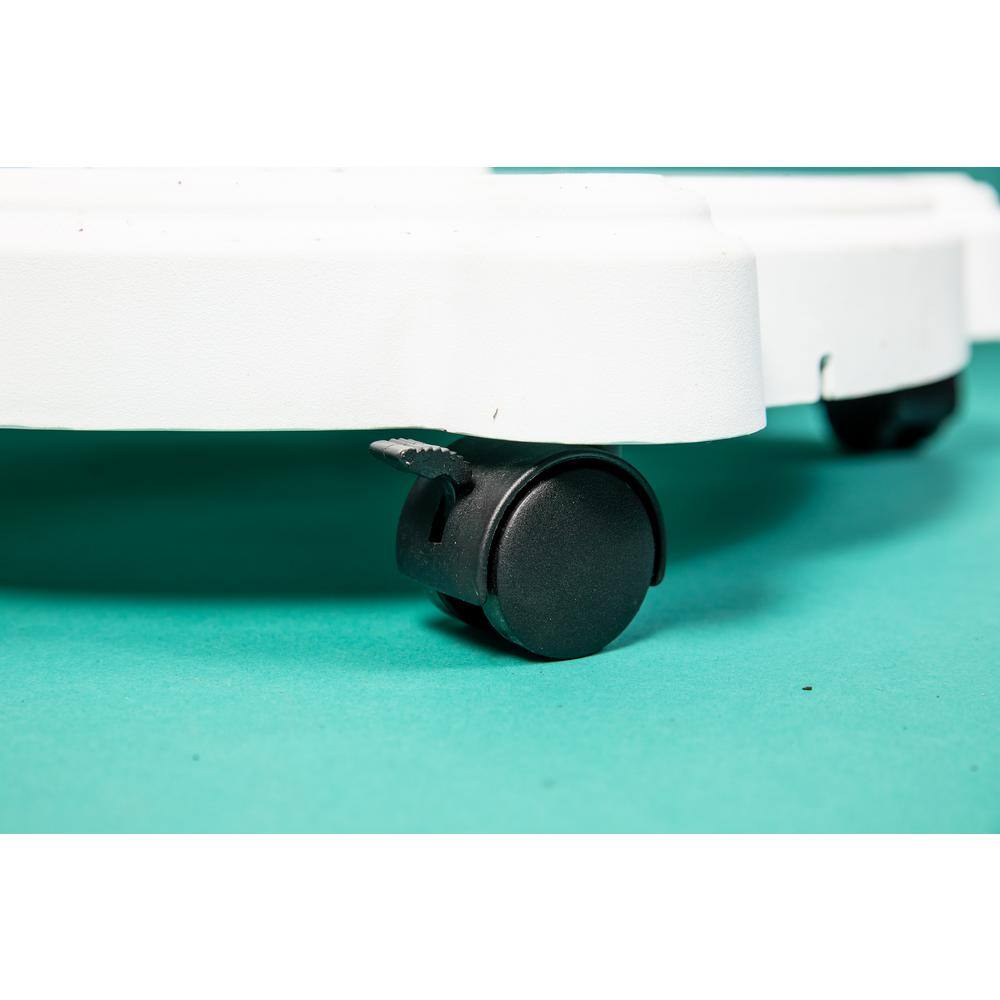 Sagano Snow White Vertical Indoor/Outdoor Planter with Drainage Holes