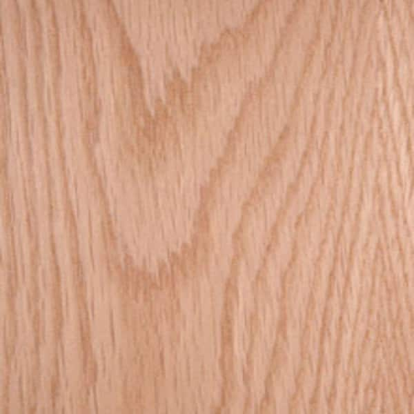 EDGEMATE 48 in. x 96 in. White Oak Wood Veneer with 10 mil Paper Backer