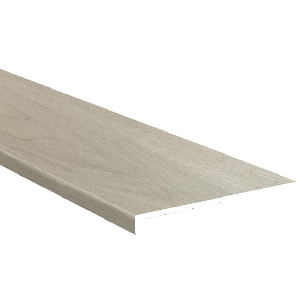 Parvis 1.25 in. T x 12.01 in. W x 47.24 in. L Luxury Vinyl stair Tread Eased Edge (2-pieces/case)