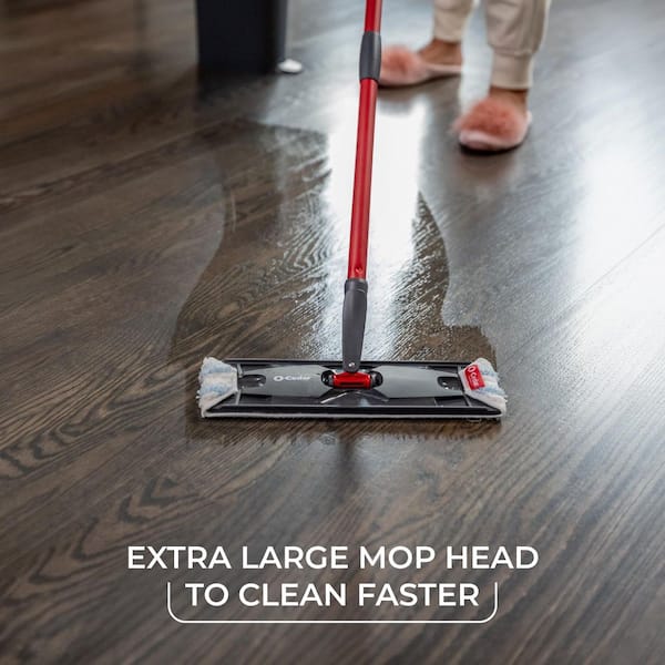 O-Cedar H2prO Microfiber Flat Mop System 175765 - The Home Depot