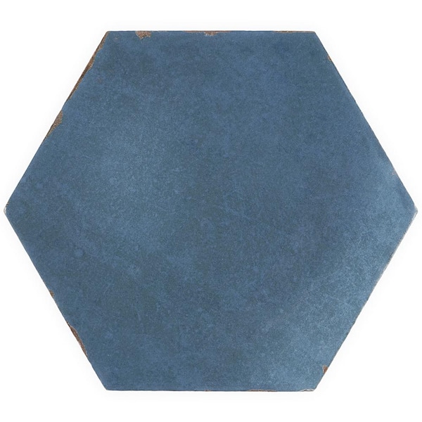 Ivy Hill Tile Alexandria Denim Blue 4 in. x 6 in. Porcelain Floor and Wall Tile Sample