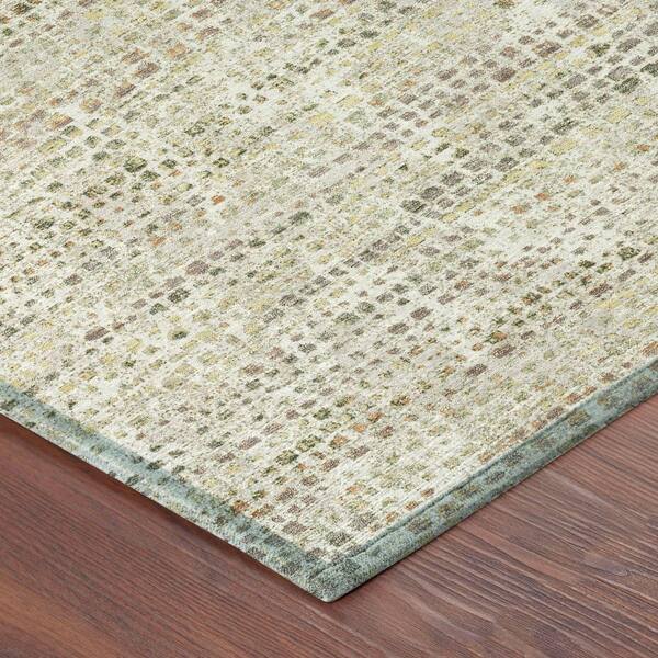 Chantille Machine Washable Indoor/Outdoor Abstract ACN2641 Ivory 9 ft. x 12 ft. Area Rug