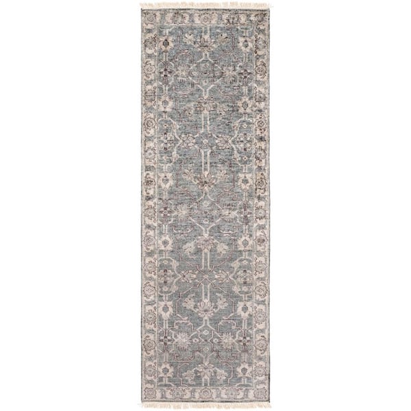 Artistic Weavers Sati Light Gray 3 ft. x 8 ft. Indoor Runner Rug