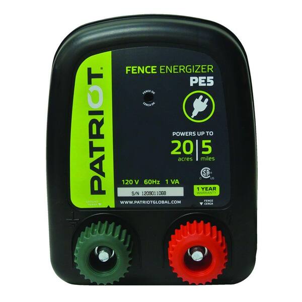 Patriot PE5 Fence Energizer - 0.20 Joule