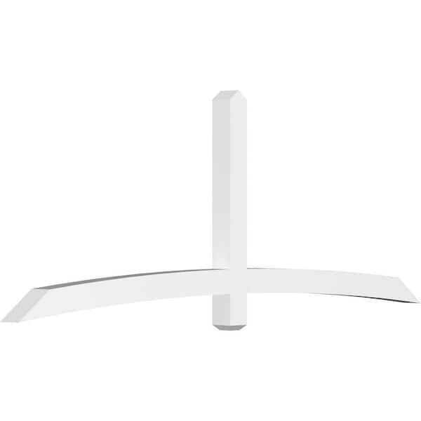 Ekena Millwork Bellingham 96 in. W x 36 in. H x 4 in. D Signature Polyurethane Bracket