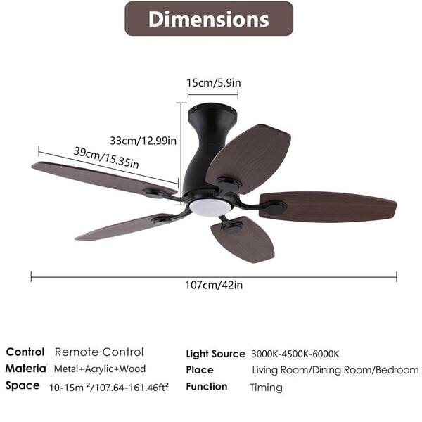 ジュンお扇型黒網３０センチ扇型黒網１５センチ2本セット Amazon.com: Ceiling Fans with Lights and Remote, 42 Inch