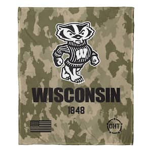 NCAA Wisconsin OHT Special Ops Silk Touch Throw