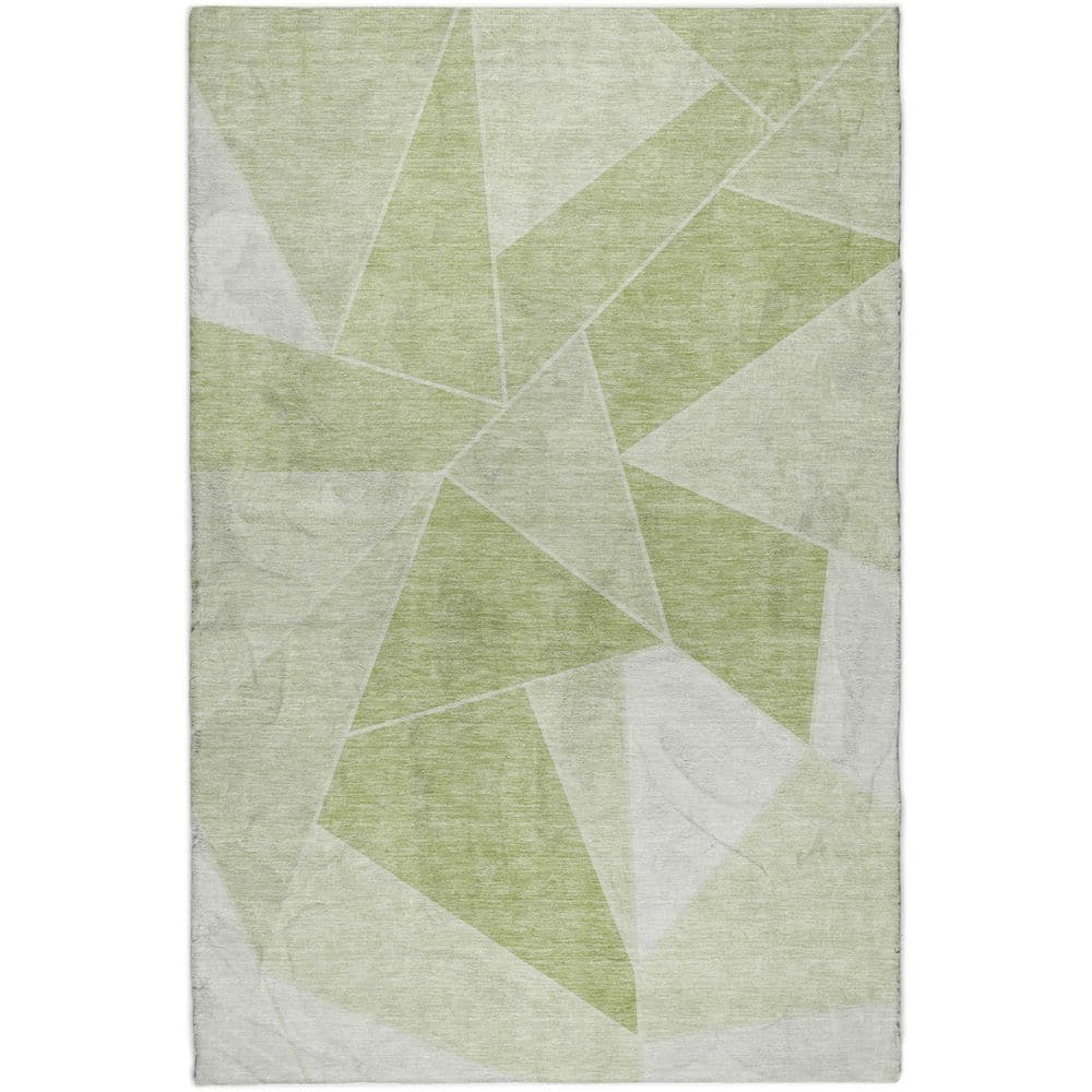 Dream Shag Premium Machine Washable Abstract ADS636 Aloe 3 ft. x 5 ft. Area Rug price history on PriceWatchPro