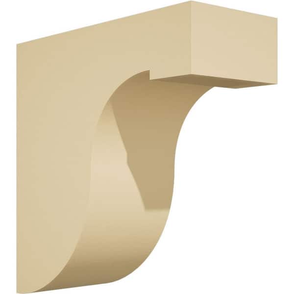 Ekena Millwork Del Monte 4 in. x 10 in. x 10 in. Polyurethane Corbel