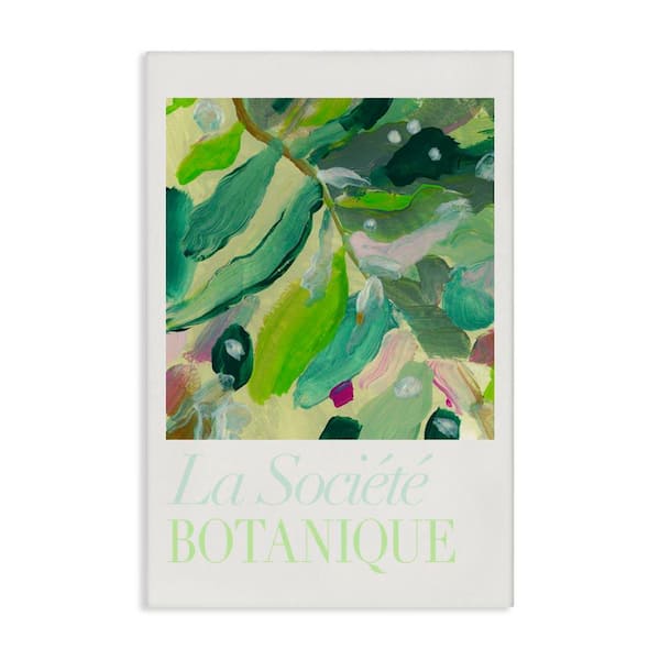 Stupell Industries Abstract French Botanicals by cartissi Unframed Nature Graphic Art Print 36 in. x 24 in.