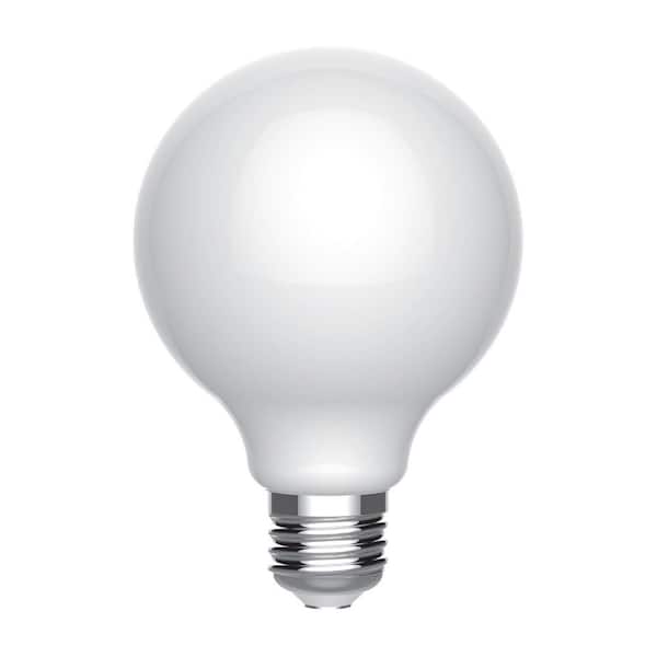 100.0-Watt Equivalent G25 Globe Light Bulb LED Soft White Dimmable Bulb 2-Pack