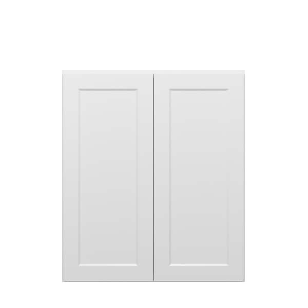Norfolk Assembled 9 in. W x 42 in. H x 12 in. D Plywood Wall Cabinet in Painted White