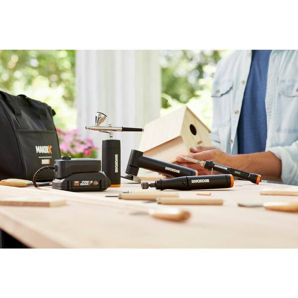 Worx MakerX 20-Volt Rotary Tool Kit 