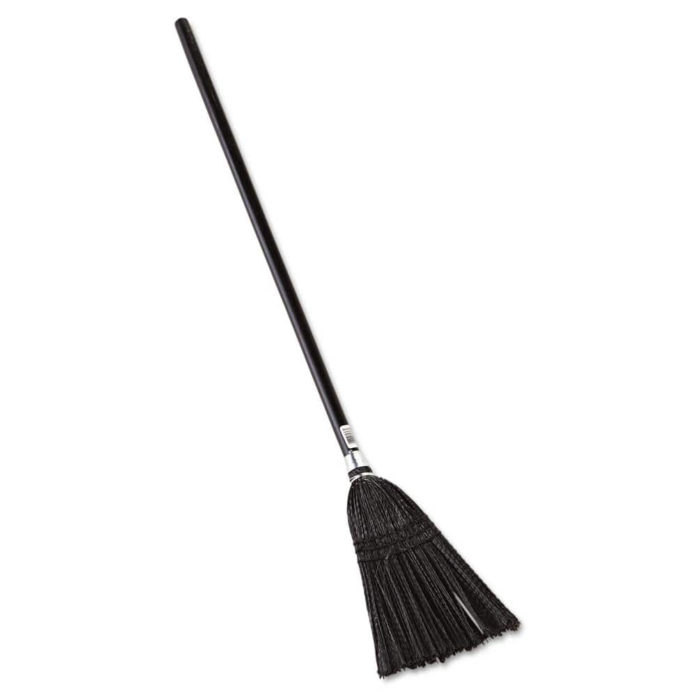  Rubbermaid Commercial 6374 7-1/2 Length x 2 Width x 35  Height, Black Color, Polypropylene Lobby Broom with Vinyl Coated Metal  Handle : Health & Household