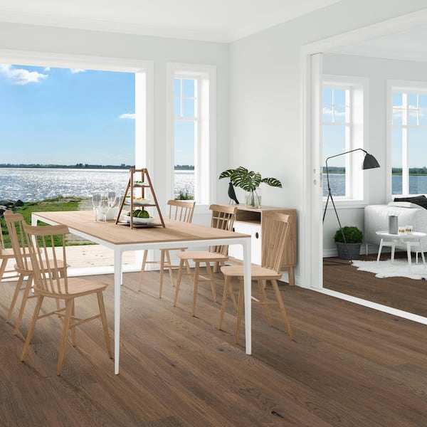 Halliday Ridge White Oak XXL 5/8 in. Tx 9.45 in.W Tongue and Groove Engineered Hardwood Flooring(1363.92 sq. ft./pallet)