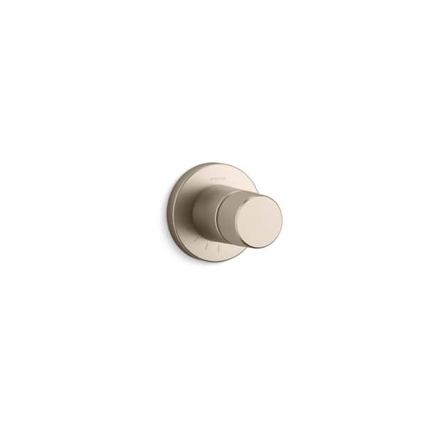 KOHLER Components Volume control valve trim with Oyl handle in Vibrant Brushed Nickel (Valve Not Included)
