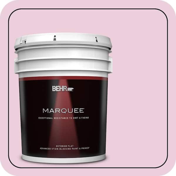 BEHR MARQUEE 5 gal. #M130-2 Creamy Freesia Flat Exterior Paint & Primer