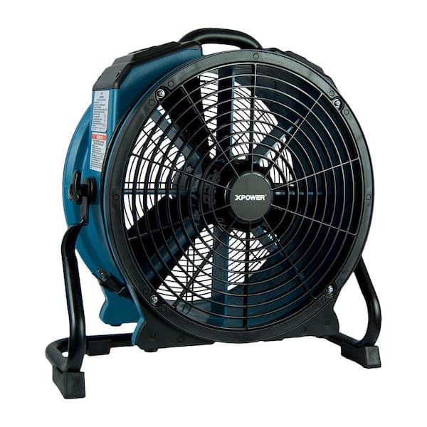 XPOWER 3600 CFM Professional 18 in. Blower Fan Variable Speed Sealed Motor Axial Fan with Timer and Daisy Chain