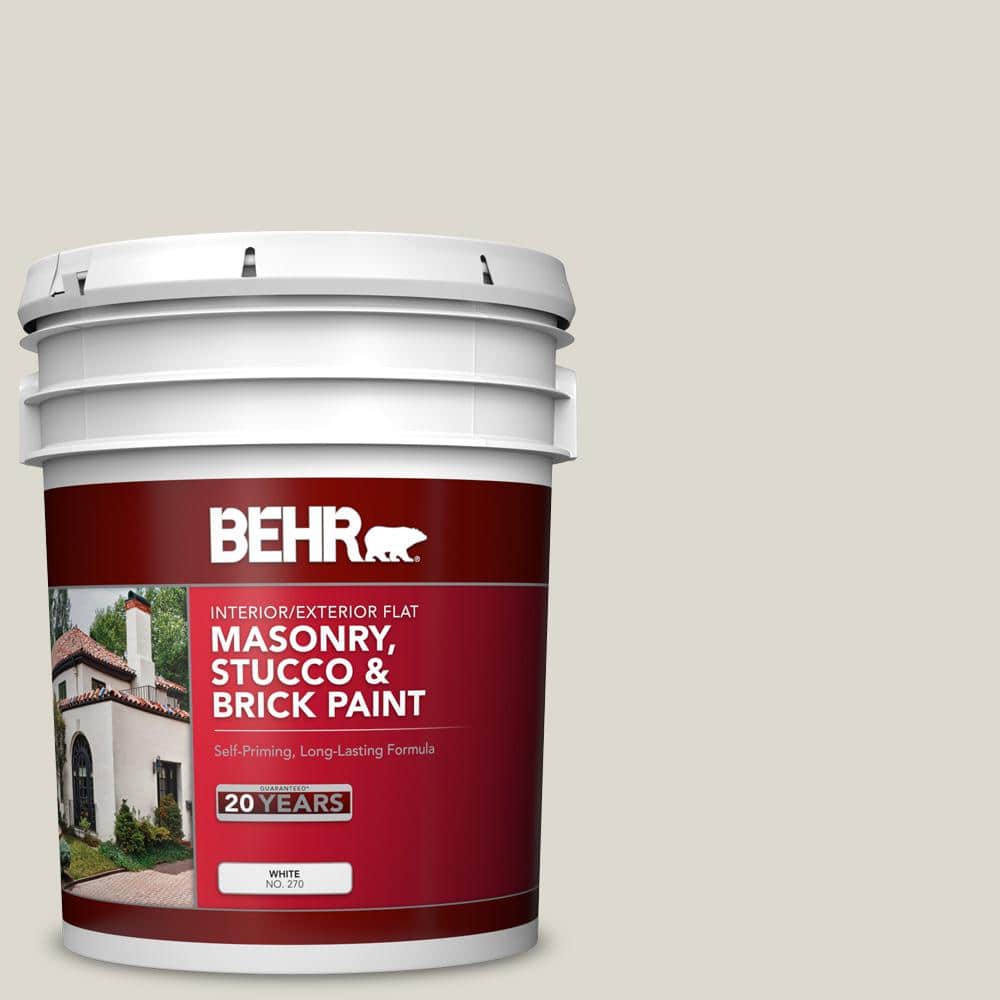5 gal. #N320-1 Campfire Ash Flat Masonry, Stucco and Brick Interior/Exterio
