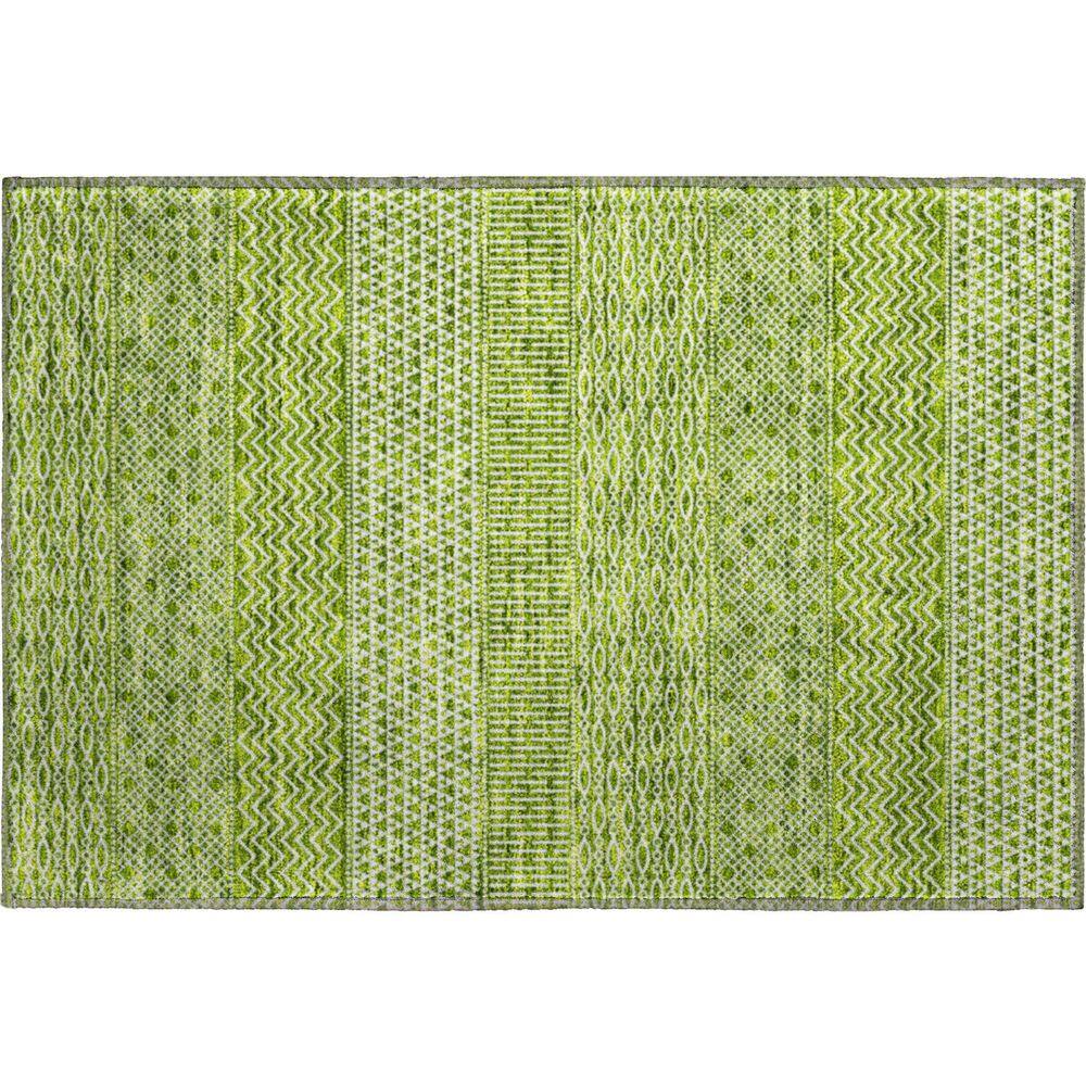 Mayfield Premium Machine Washable Abstract AMF939 Lime 2 ft. x 3 ft. Area Rug price history on PriceWatchPro