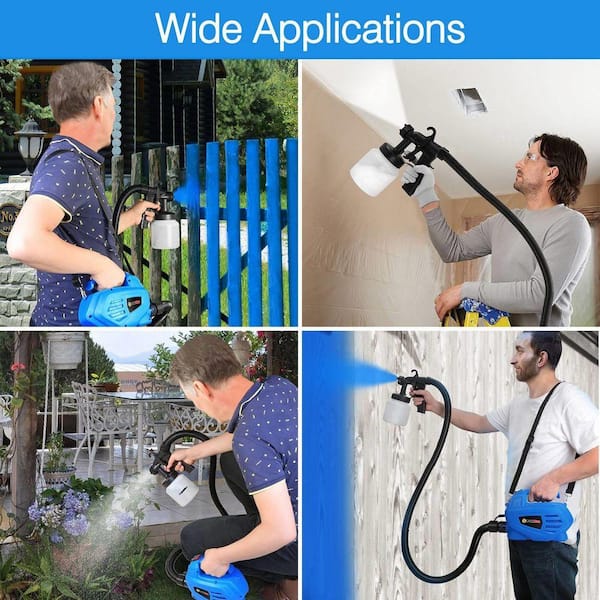Terratek HVLP Paint Sprayer | 650W Fence & Wall Spray Gun Terratek HVLP Paint Sprayer | 650W Fence & Wall Spray Gun