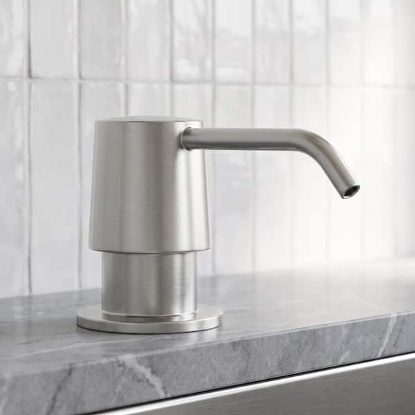 12 oz. Kitchen Soap Dispenser in Stainless Steel