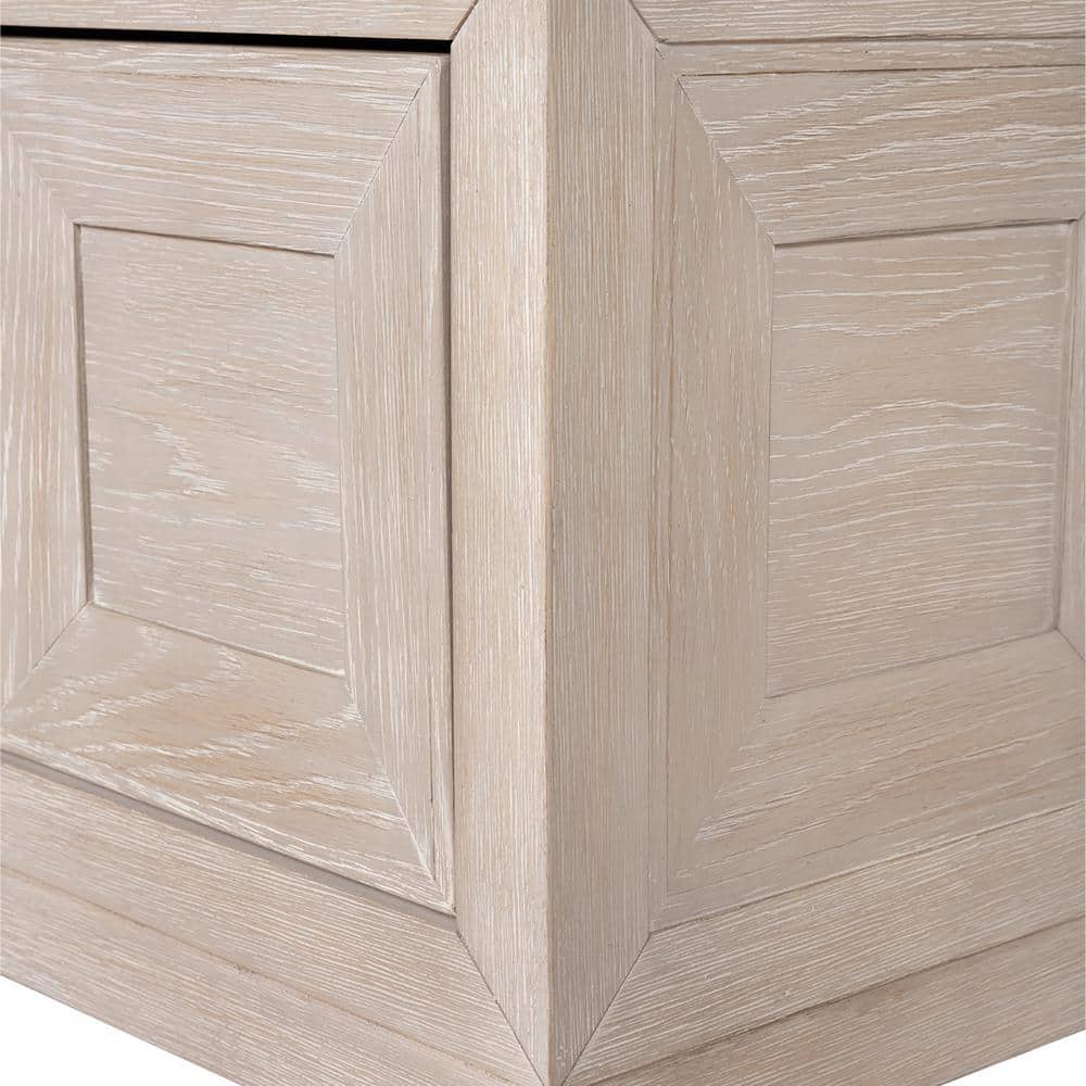 Tawny Brown Rectangular Wood Coffee Table with Storage