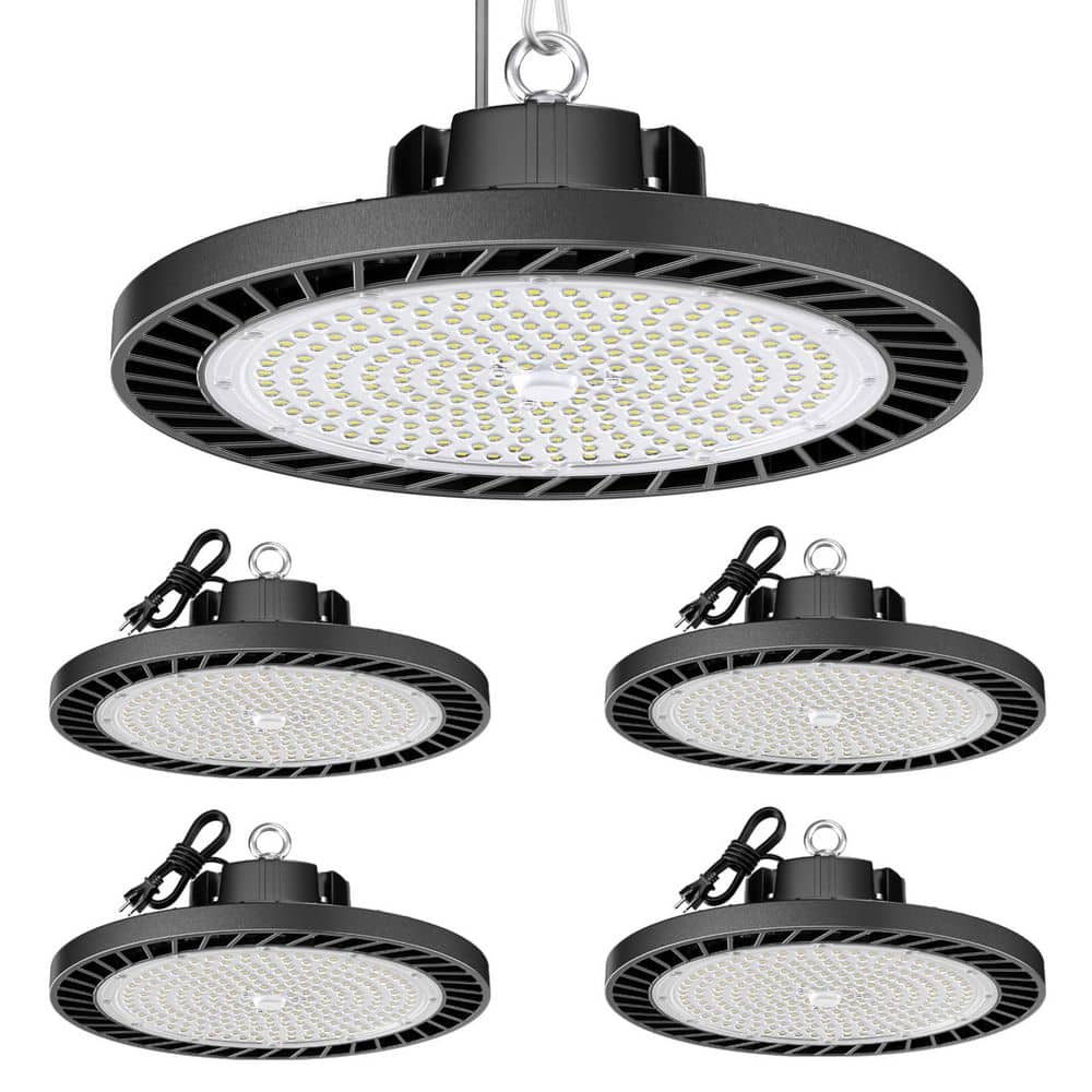 LED High Bay Light 200W 30000LM w/ Plug, 100-277V 6000K, Commercial Shop Light for Garage Barn Gyms Workshop, (4-Pack) price history on PriceWatchPro