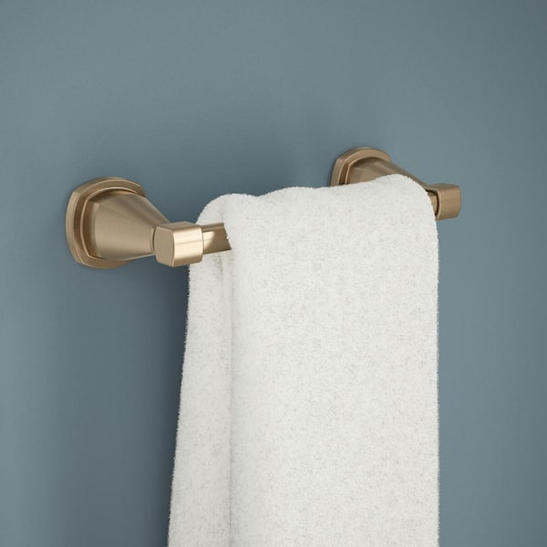 Stryke 8 in. Towel Bar in Champagne Bronze