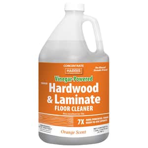 128 oz. Vinegar-Powered Sealed Hardwood and Laminate Floor Cleaner with Orange Scent