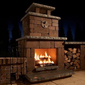 Bluestone Compact Outdoor Fireplace