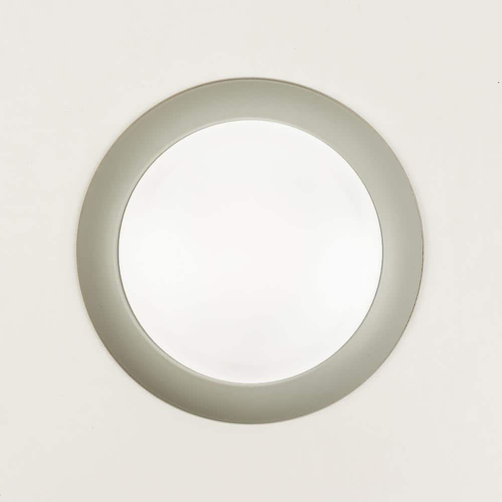 Brushed Nickel LED Flush Mount with Acrylic Diffuser