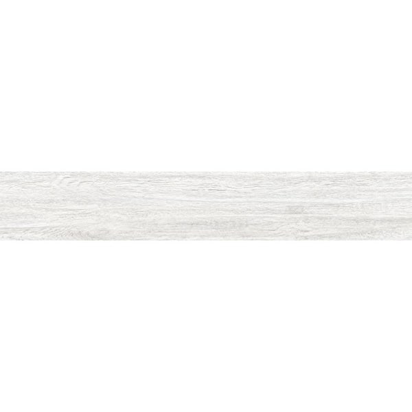 Bois 7.87 in. x 47.25 in. Matte Blanco Porcelain Rectangular Wall and Floor Tile (12.91 sq. ft./case) (5-pack)
