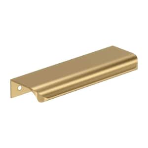 Streamline Tab 5 in. Center-to-Center (127mm) Modern Champagne Bronze Cabinet Edge Pull