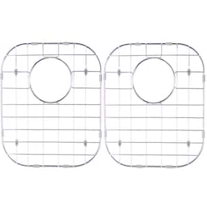 Stainless Steel Sink Grid - Fits 50/50 Double Bowl Sink 32-1/4x18-1/2 (Set of 2)