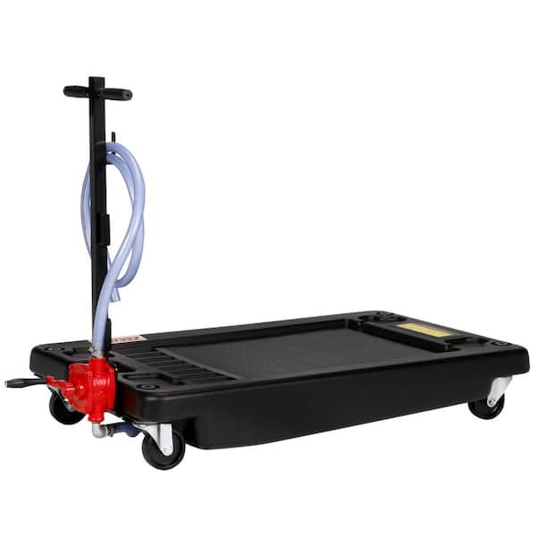 17 Gal. Poly Low-Profile Oil Drain with Manual Evacuation Pump