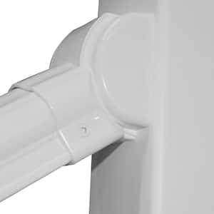3-1/2 in. x 3-1/2 in. x 3 in. Vinyl Traditional Stair Angle Bracket (4-Piece)