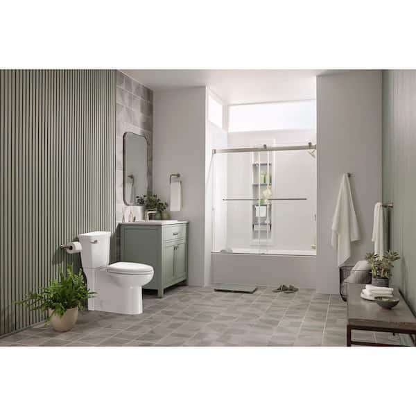 Transitional Elongated Slow Close EverClean Toilet Seat in White
