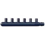3/4 in. Poly-Alloy PEX-A Expansion Barb Inlets x 1/2 PEX-A Expansion Barb 6-Port Closed Manifold